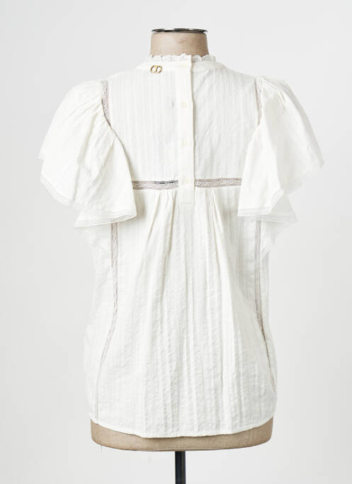 Top alb TWINSET femeie