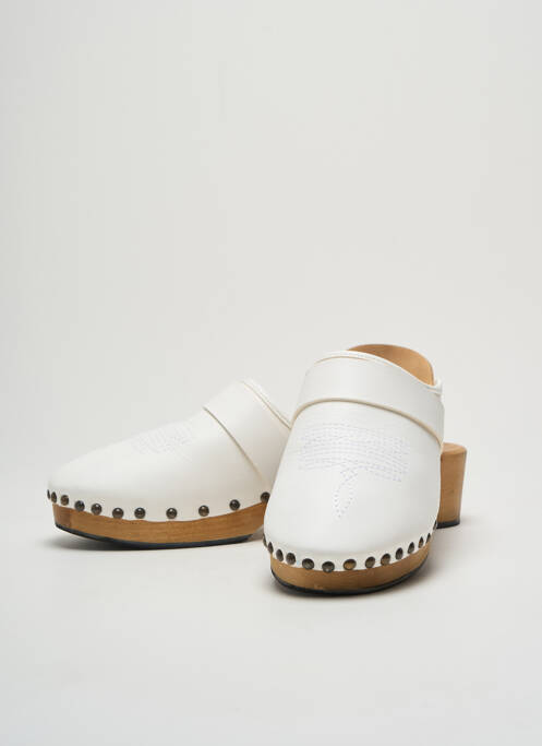 Mulete/Saboți alb LAURENCE BRAS femeie