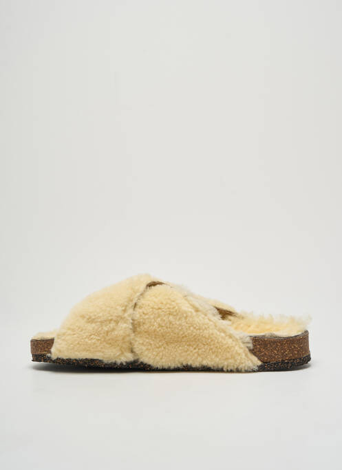 Sandale/Pantofi decupați bej BOSABO femeie