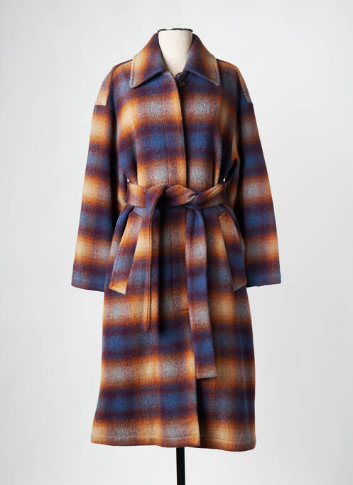 Palton lung multicolor SESSUN femeie