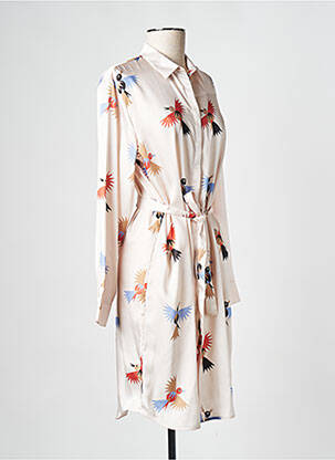 Rochie midi roz PAUL SMITH femeie