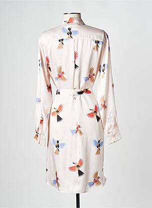Rochie midi roz PAUL SMITH femeie