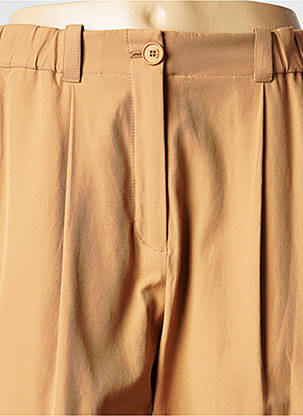 Pantalon larg bej KENZO femeie