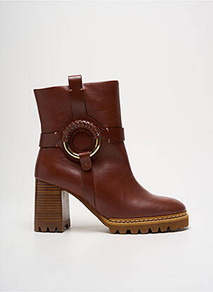 Botine/ghete maro SEE BY CHLOÉ femeie