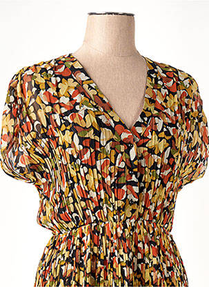 Rochie scurtă galben MOLLY BRACKEN femeie
