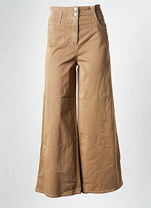 Pantalon larg maro MAX&CO. femeie