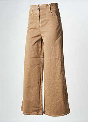 Pantalon larg maro MAX&CO. femeie