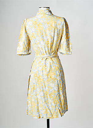 Rochie midi galben MSCH COPENHAGEN femeie