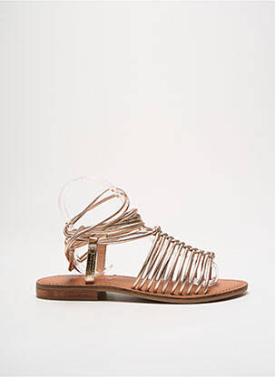 Sandale/Pantofi decupați auriu LES TROPEZIENNES PAR M.BELARBI femeie