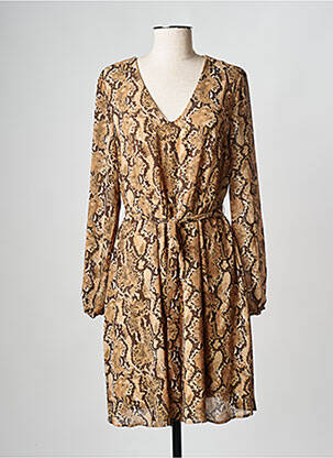 Rochie scurtă bej VILA femeie