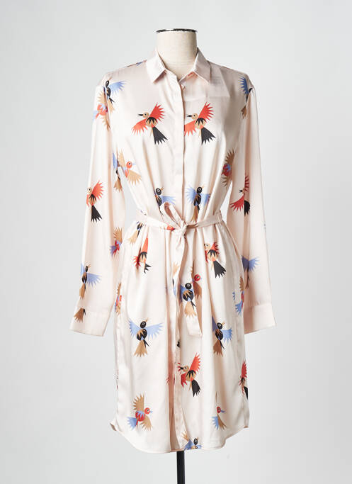 Rochie midi roz PAUL SMITH femeie