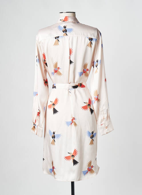 Rochie midi roz PAUL SMITH femeie