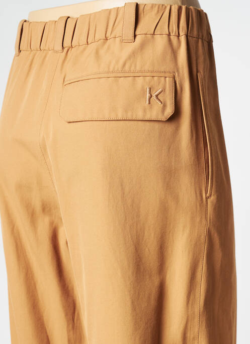 Pantalon larg bej KENZO femeie