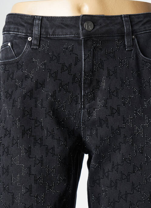 Blugi cu croială dreaptă gri KARL LAGERFELD femeie