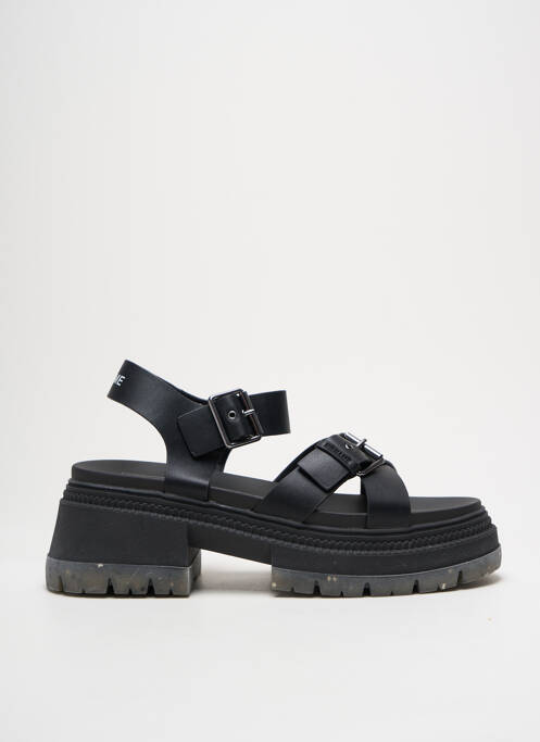 Sandale/Pantofi decupați negru NO NAME femeie