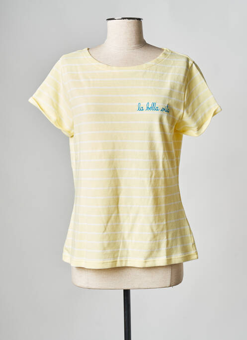 Tricou galben MAISON LABICHE femeie