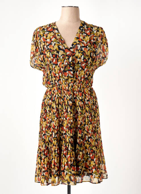 Rochie scurtă galben MOLLY BRACKEN femeie