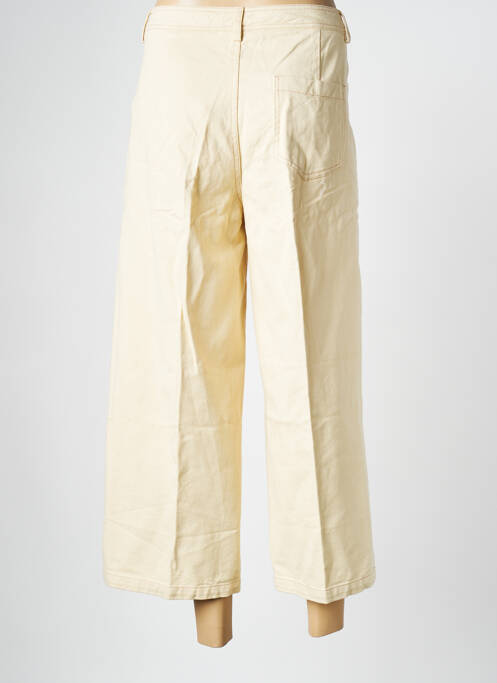 Pantalon larg bej GRACE & MILA femeie