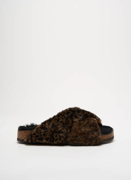 Sandale/Pantofi decupați maro BOSABO femeie