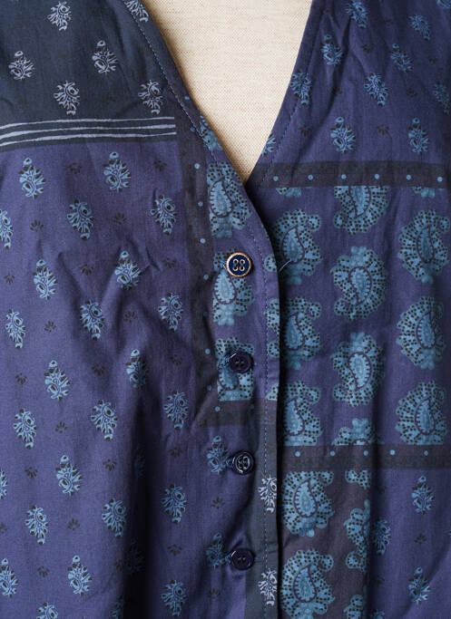 Top albastru SESSUN femeie