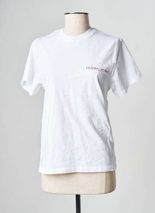 Tricou alb MAISON LABICHE bărbat