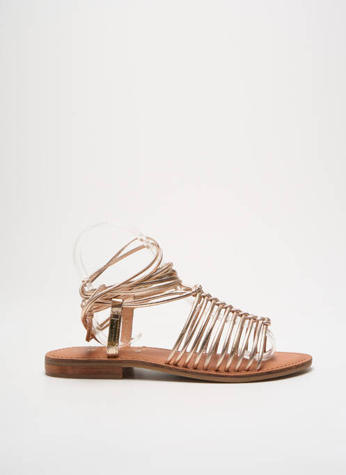 Sandale/Pantofi decupați auriu LES TROPEZIENNES PAR M.BELARBI femeie