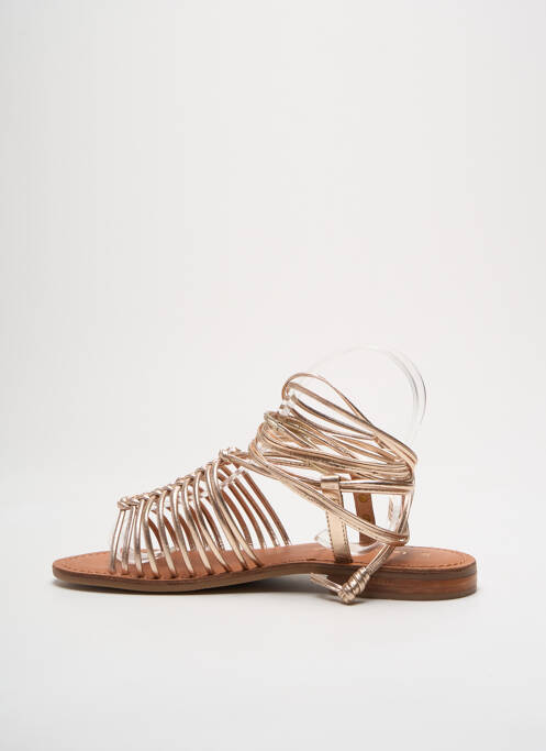 Sandale/Pantofi decupați auriu LES TROPEZIENNES PAR M.BELARBI femeie