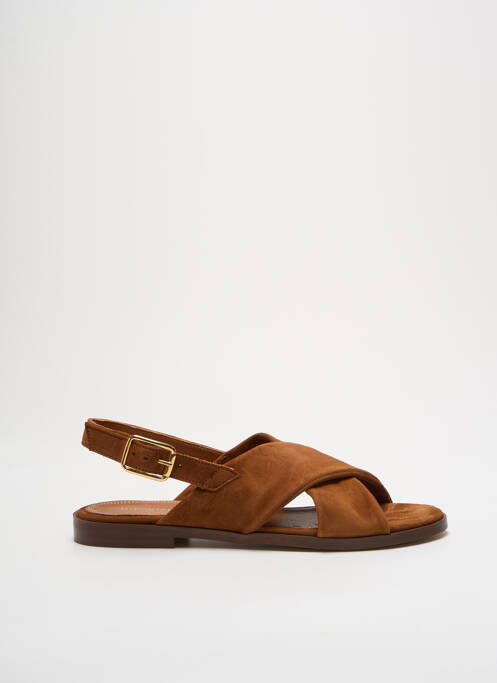 Sandale/Pantofi decupați maro MAISON TOUFET femeie