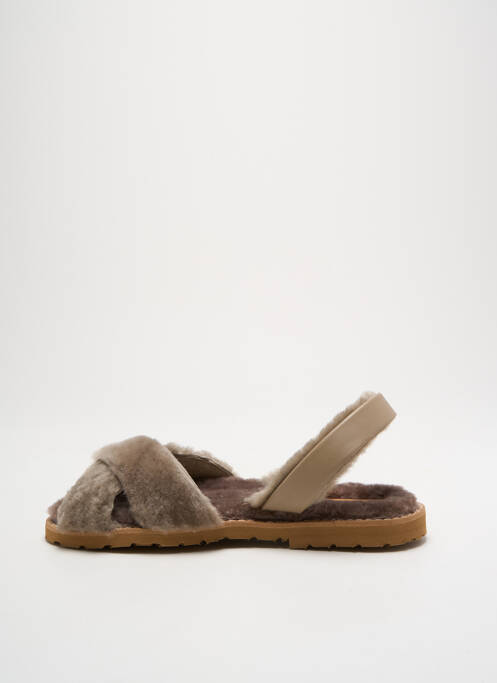 Sandale/Pantofi decupați gri MINORQUINES femeie