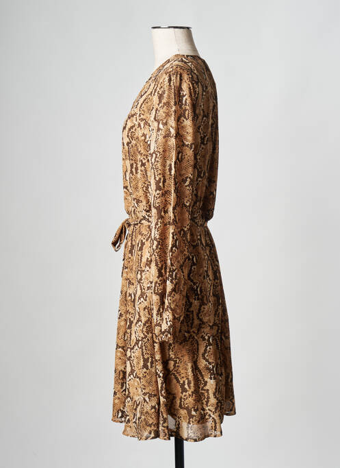 Rochie scurtă bej VILA femeie