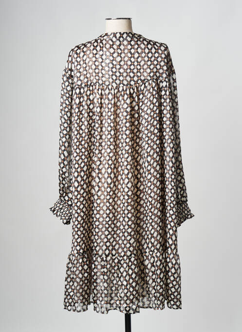 Rochie scurtă maro MAT FASHION femeie