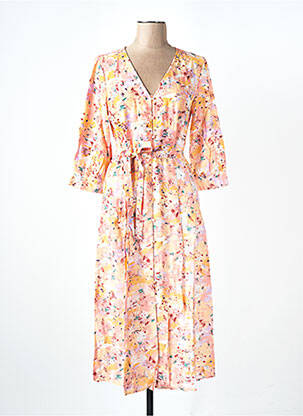 Rochie midi portocalie VILA femeie