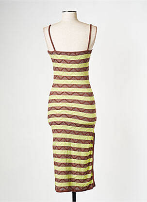 Rochie midi verde MUSIER femeie