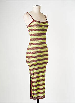 Rochie midi verde MUSIER femeie