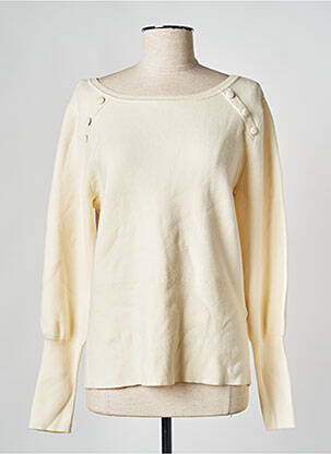 Pulover bej VILA femeie