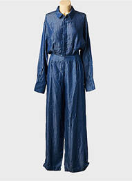 Salopetă-pantalon albastru SAMSOE & SAMSOE femme