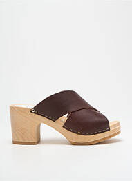 Sandale/pantofi decupați maro SABOT YOUYOU femme