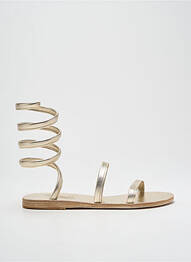 Sandale/pantofi decupați argintiu ANCIENT GREEK SANDALS femme