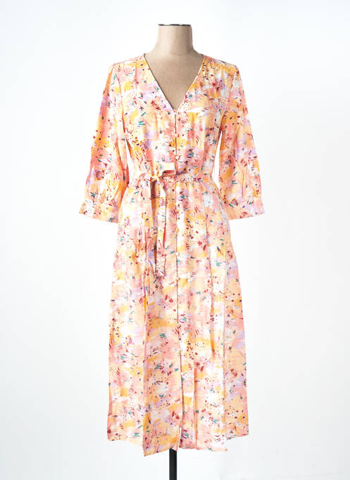 Rochie midi portocaliu VILA femeie