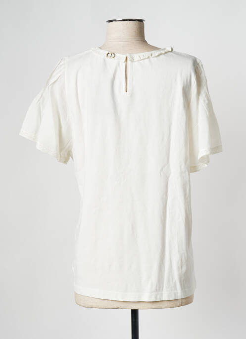 Top alb TWINSET femeie