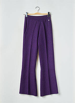 Pantalon drept violet TWINSET femeie