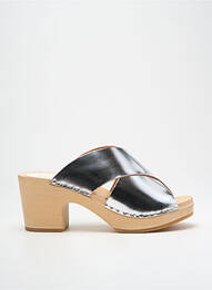 Sandale/pantofi decupați argintiu SABOTS YOUYOU femme