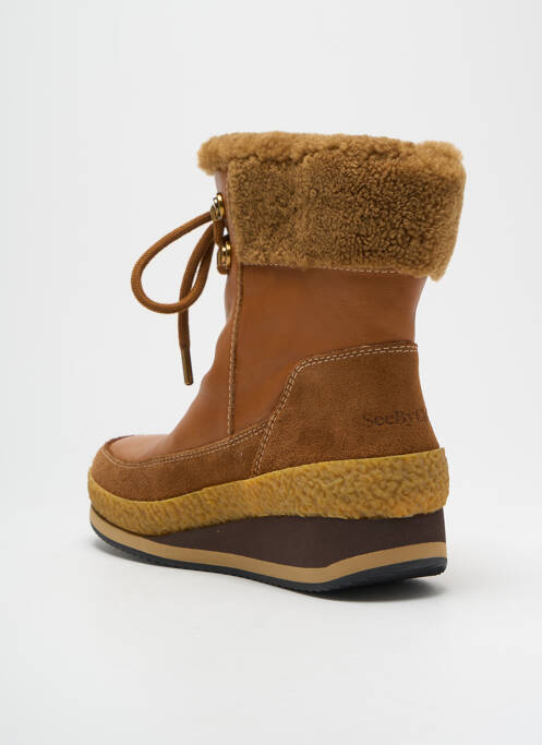 Botine/Ghete maro SEE BY CHLOÉ femeie