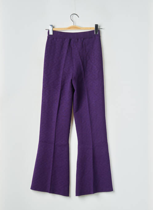 Pantalon drept violet TWINSET femeie