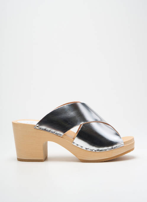 Sandale/Pantofi decupați argintiu SABOTS YOUYOU femeie