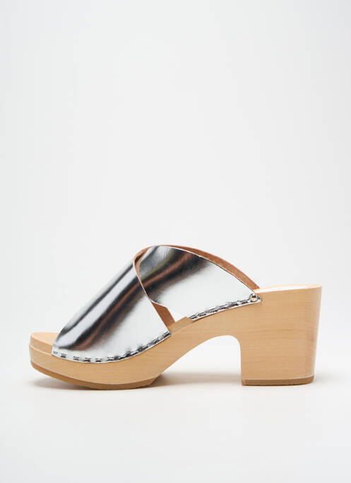 Sandale/Pantofi decupați argintiu SABOTS YOUYOU femeie