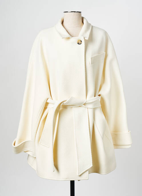 Palton lung alb MARGAUX LONNBERG femeie