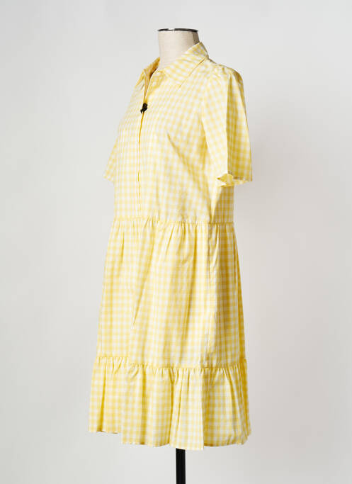 Rochie scurtă galben PENNYBLACK femeie