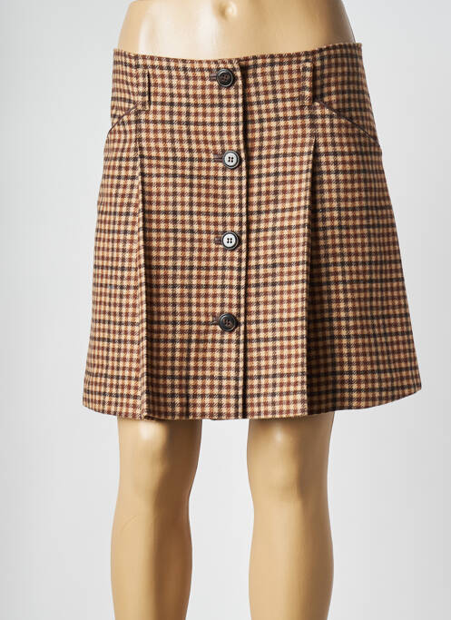 Fustă scurtă maro MAX&CO. femeie