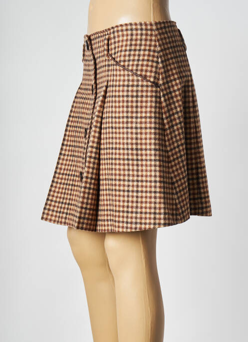 Fustă scurtă maro MAX&CO. femeie